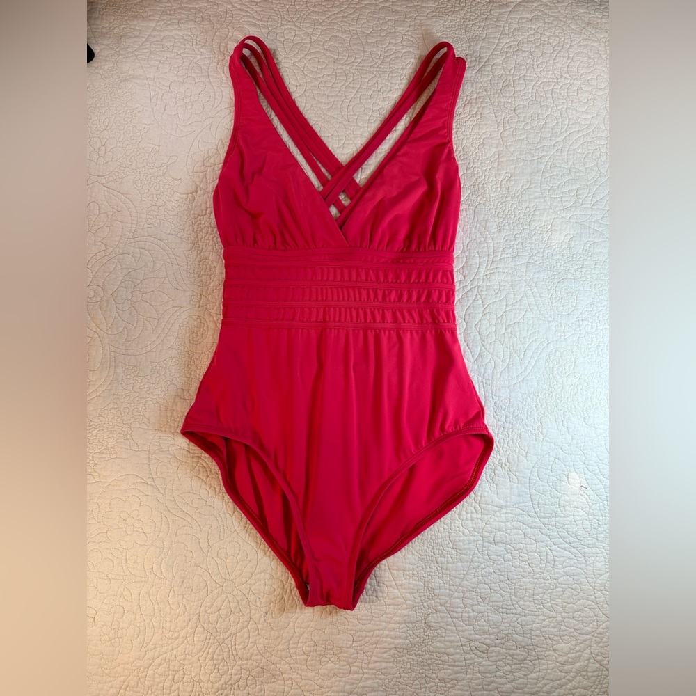 La Blanca | One Piece Swimsuit | Pink | Size 14